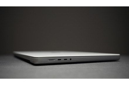 Side view of a new modern white, a Technology Photo by Media Whale Stock