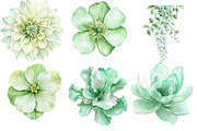 Green Blossom Spring Clipart, an Illustration by CreationArt (Thumbnail 4 of 5)