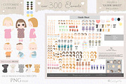 HUGE Cartoon Family Clip Art Set, a Graphic by Jen Digital Art (Thumbnail 2 of 3)