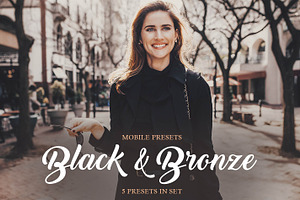 Black And Bronze Mobile Presets