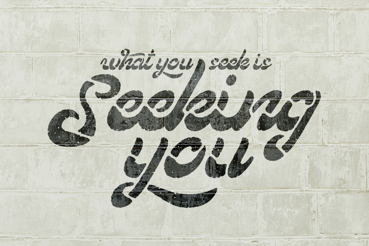 Lostamp font preview 3