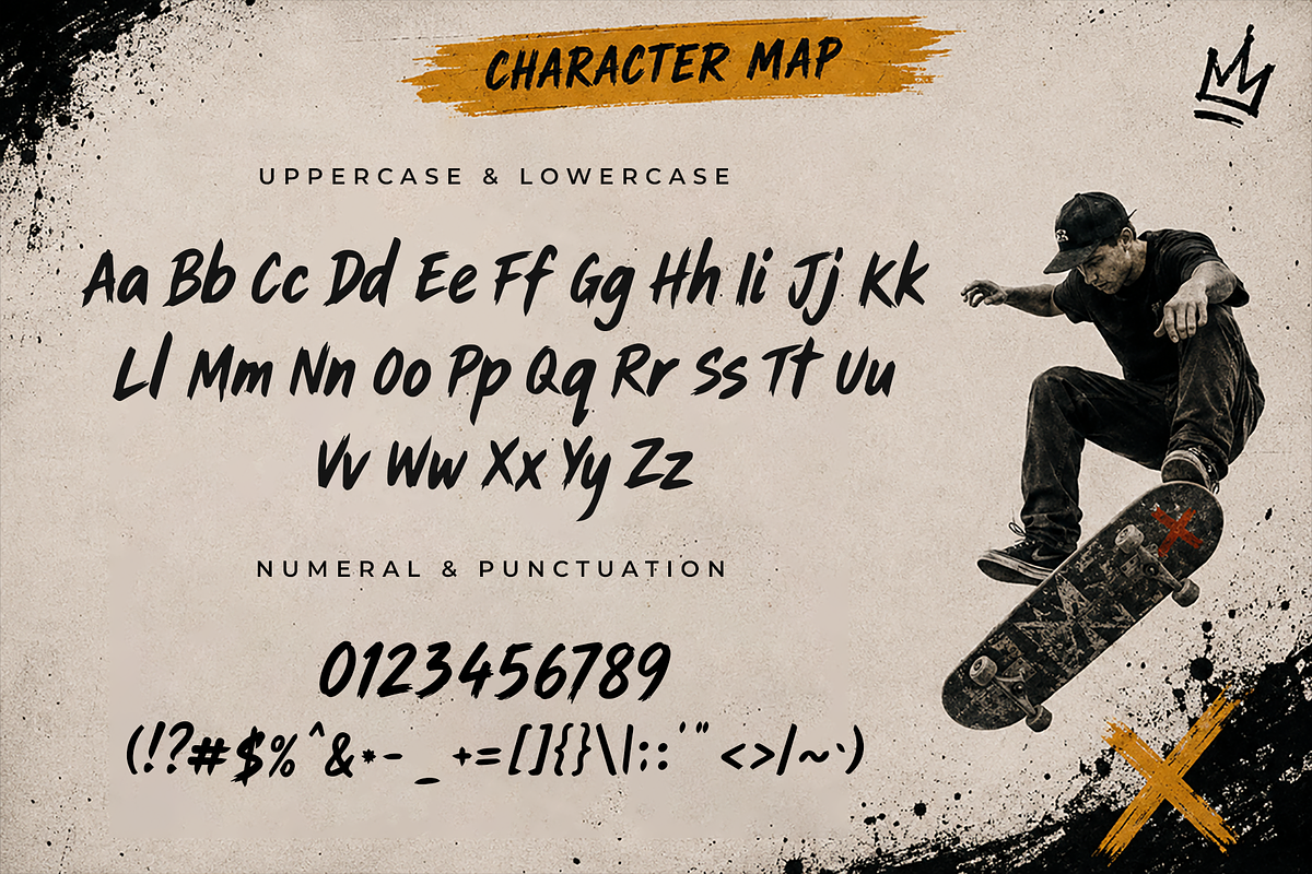 Wild Strokes-Bold Handwritten Brush, a Handwritten Font by overlaytemplates (Photo 4 of 5)