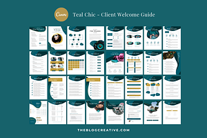 Teal Chic Client Welcome Guide Canva