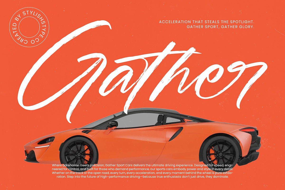 Fullgate Displant Bold Brush Font, a Script Font by stylishtype.co (Photo 7 of 20)