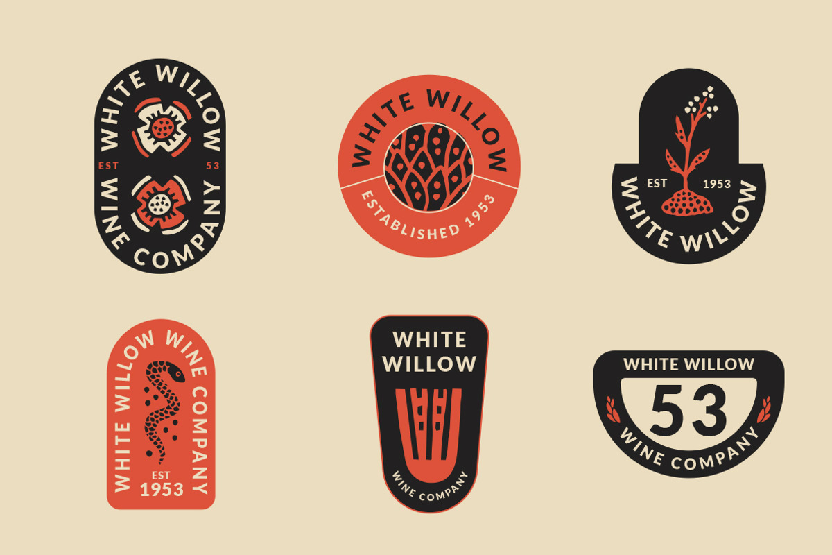 Abstract Linocut Badge Builder, a Branding & Logo Template by ClayStudio (Photo 10 of 12)