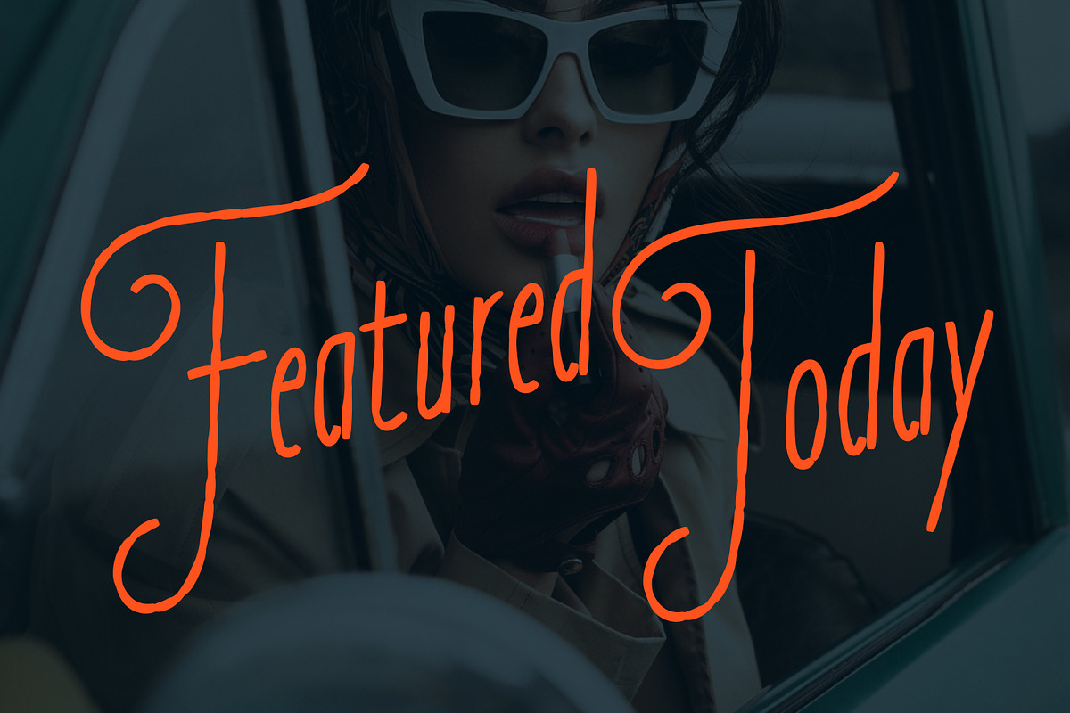 La Fine Signature Elegant Script, a Script Font by Struvictory.art (Photo 7 of 9)