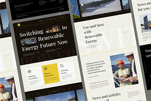 Clean Energy Landing Page