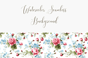 Vintage Pink Roses Seamless Pattern, a Pattern Graphic by Pati Charm Studio (Thumbnail 3 of 6)