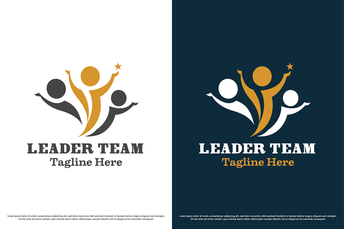 Leader team company logo template, a Branding & Logo Template by Morvana Crew (Photo 2 of 2)