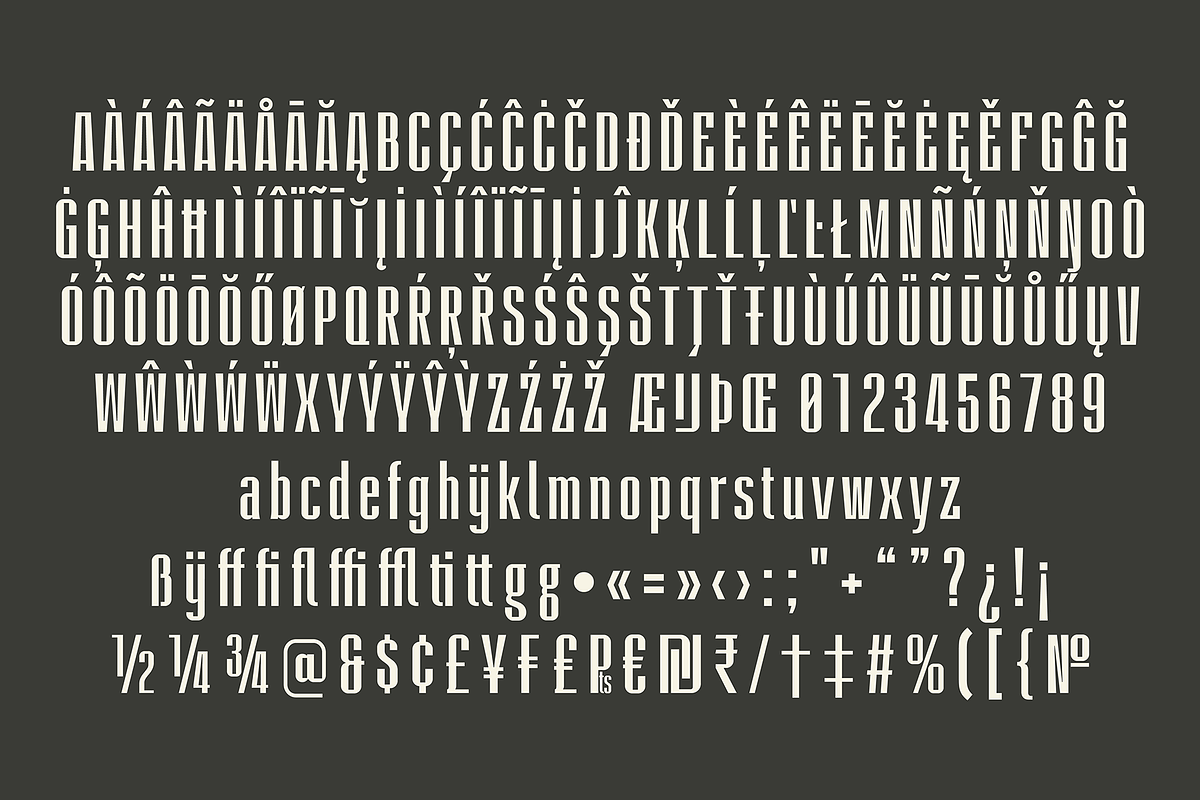 Illuster Condensed, a Font by TypeFaith Fonts (Photo 8 of 12)