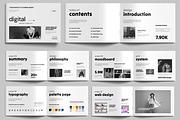 Digital Portfolio Book Design, a Brochure Template by MightyDesign (Thumbnail 1 of 9)