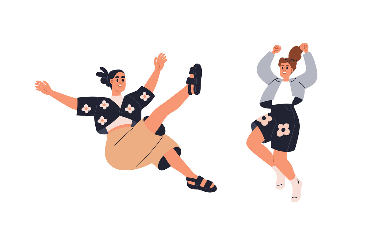Happy people jumping up set, a Person Illustration by Good Studio (Photo 8 of 12)