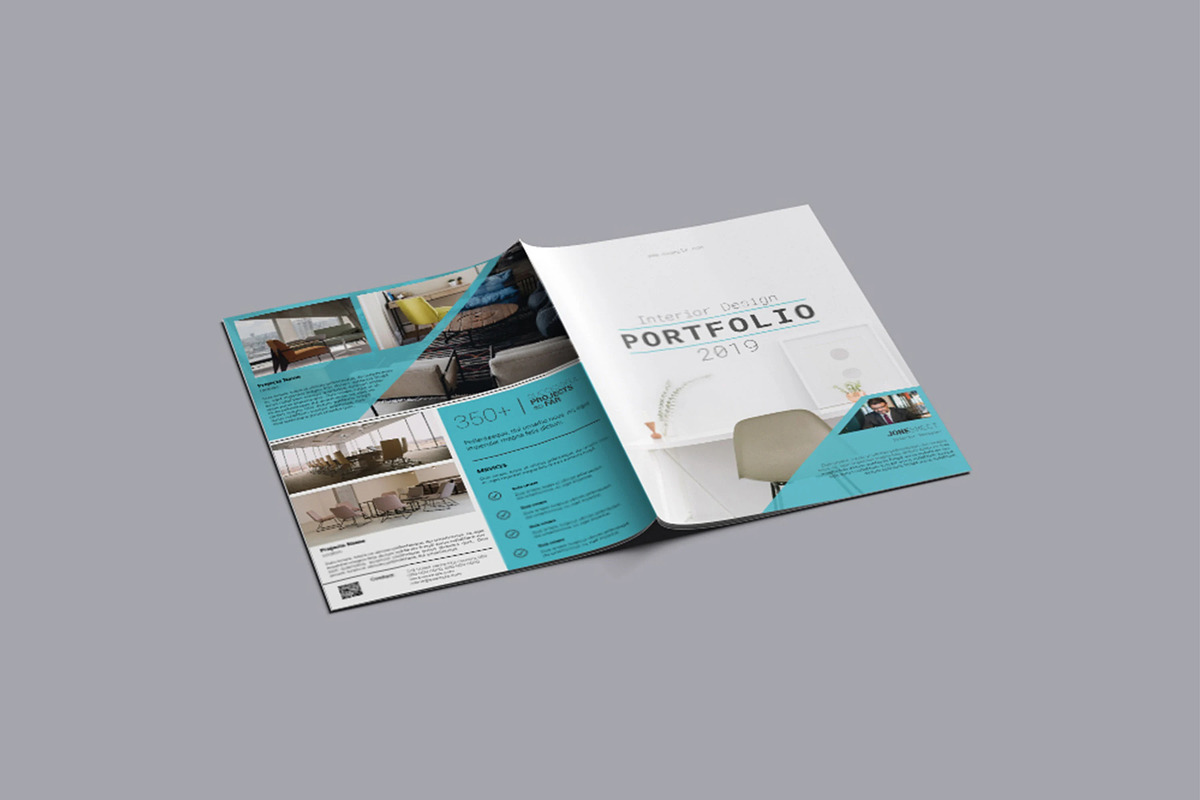 Interior Design Brochure, a Brochure Template by retrographix (Photo 4 of 5)