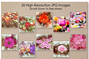 Arty Flowers Digital Papers, an Illustration by Legacy4Life Designs (Thumbnail 3 of 3)