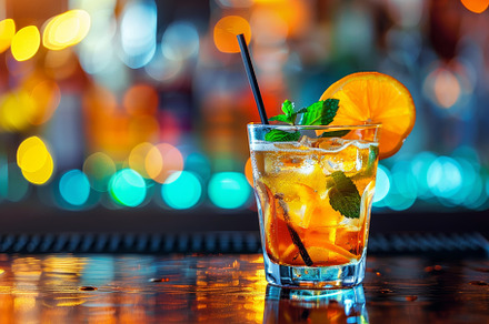 A beautifully crafted cocktail garni, a Photo by Tanuart