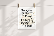 success printable wall art quote, a Poster Template by Digiteve (Thumbnail 3 of 6)