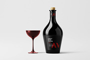 Liqueur Bottle Mockup, a Product Mockup by zpackcreative (Thumbnail 1 of 4)