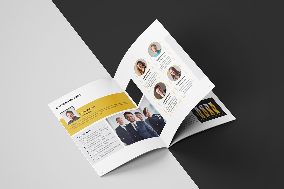 HR / Employee Handbook Template, a Brochure Template by Template Shop (Photo 4 of 10)