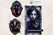 Halloween Nightmares Cliparts, a Seasonal Illustration by ThatsDesignArt (Thumbnail 7 of 15)