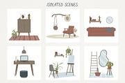 LIVING ROOM INTERIOR CREATOR & decor, an Animal Illustration by Alina Mubarak (Thumbnail 6 of 7)