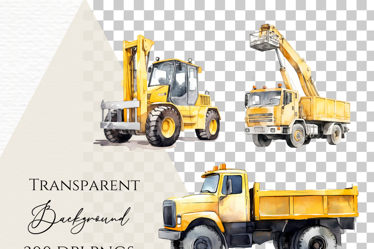 Construction Party Crew Clipart, a Transportation Illustration by Invite to Clipart (Photo 6 of 6)