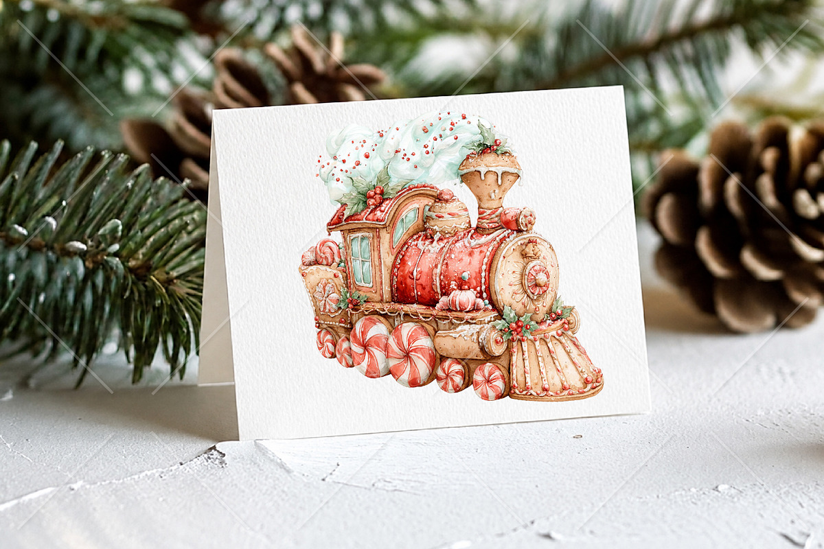 Christmas Cookie Clipart PNG Bundle, a Seasonal Illustration by Canvas Craft (Photo 7 of 10)