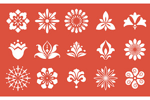 Floral set. Spring or summer design, an Object Graphic by RODINA