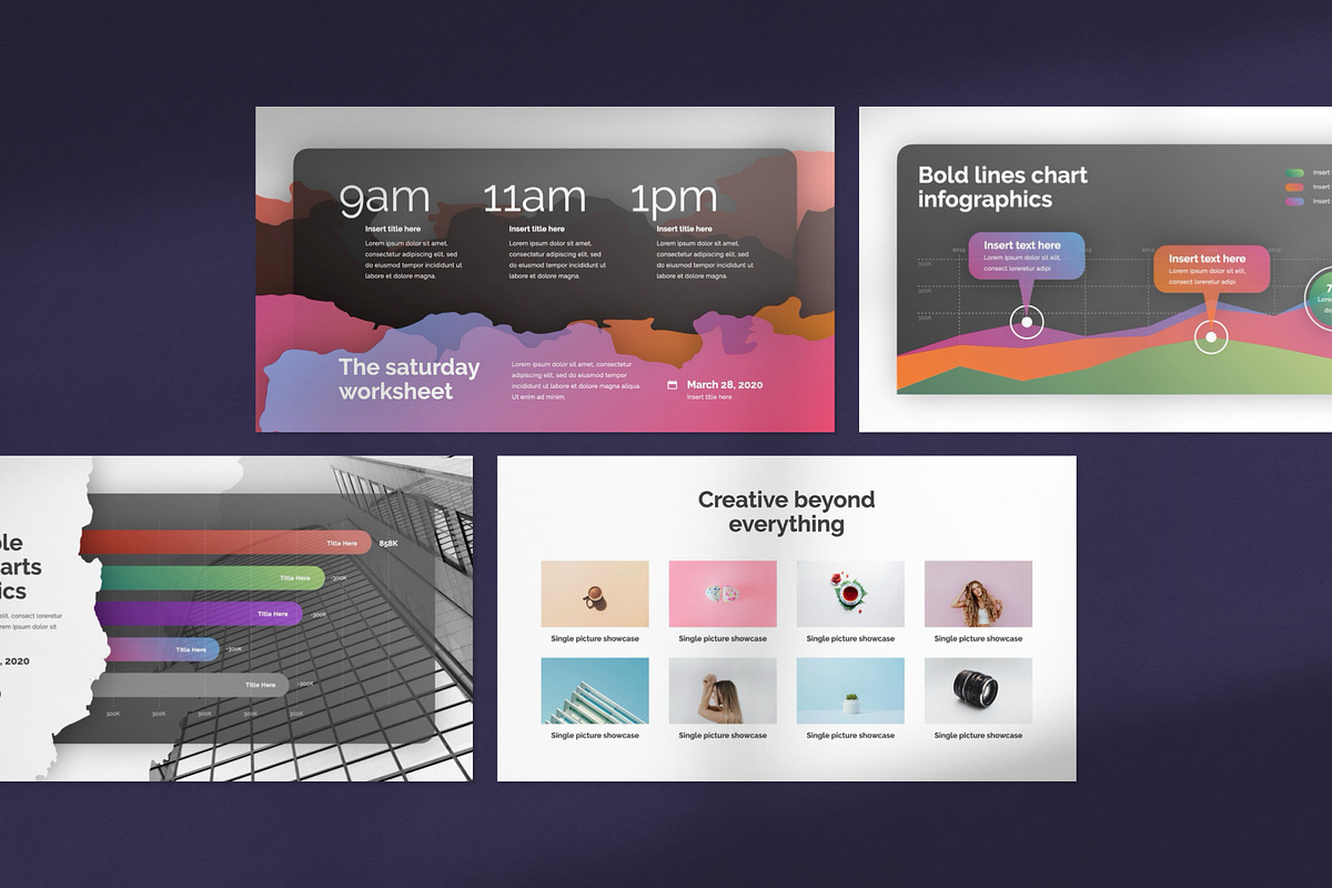 Happy PowerPoint Template, a Presentation Template by Creathrive Design (Photo 3 of 7)