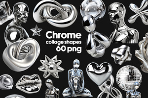 Chrome 3D Design Collection