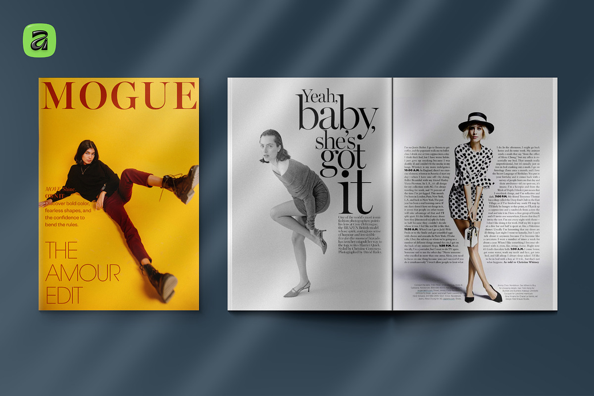 A4 Magazine Mockup—Affinity v3+, a Books & Magazine Mockup by Sasha Lantukh (Photo 3 of 13)
