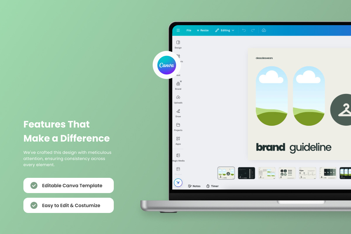 Dessoles - Fashion Brand Guideline, a Branding & Logo Template by productype1 (Photo 3 of 6)