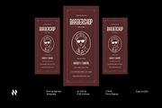 Brown Vintage Barbershop Banner, a Stationery Template by Neermana (Thumbnail 1 of 4)
