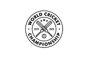 Cricket Sport Emblem Badge Logo, a Branding & Logo Template by Buqancreative (Thumbnail 3 of 4)