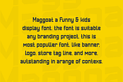 Maggoat - Kids Font, a Sans Serif Font by Iqsiart Studio (Thumbnail 3 of 6)