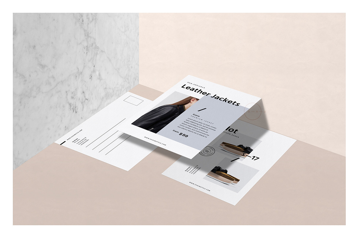 Set of Promo Cards • Éva, a Flyer Template by Nonola (Photo 5 of 9)