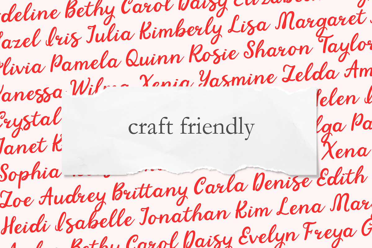 Bachelorette Squad - Wedding Script, a Script Font by Kaya Fonts (Photo 22 of 25)