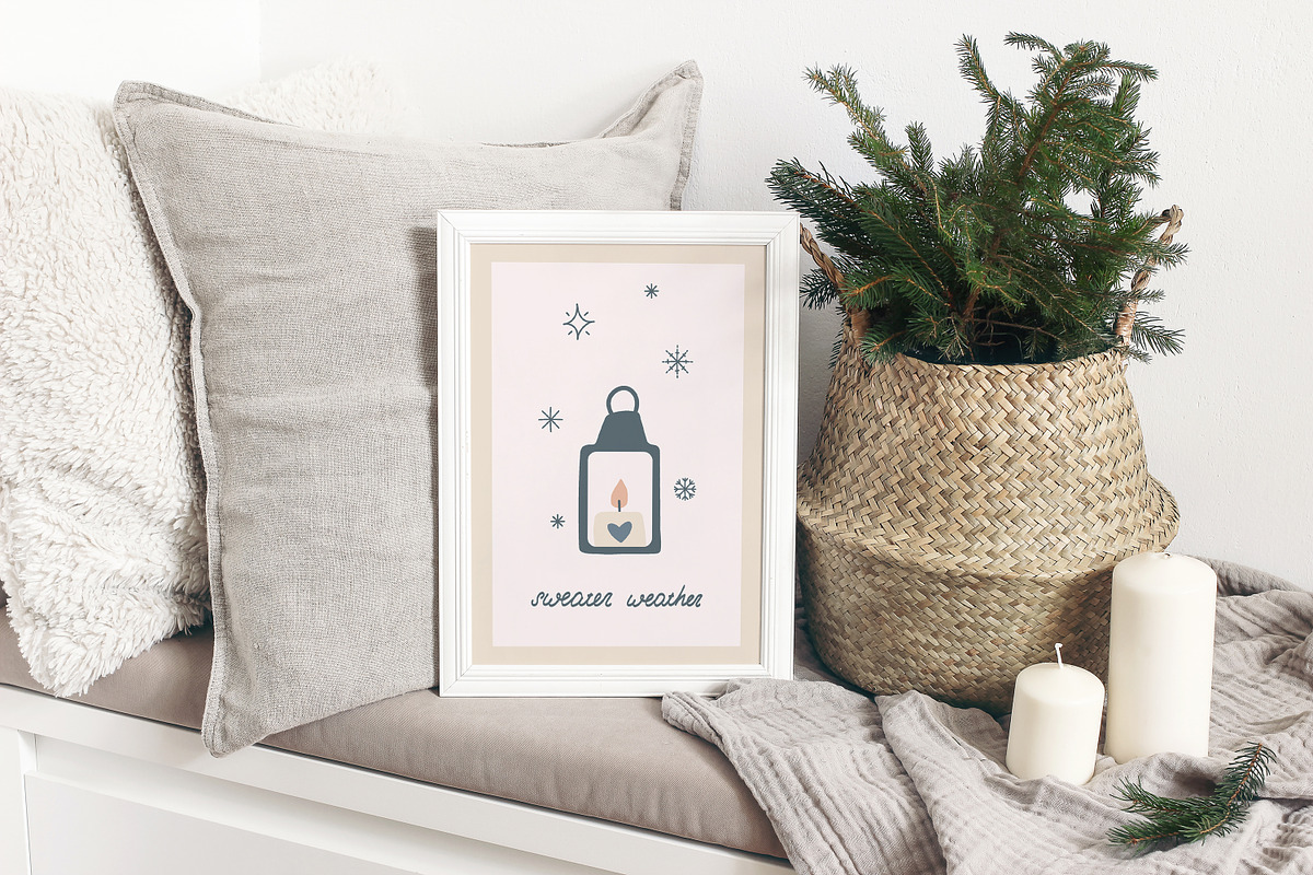 Cozy Winter Christmas Collection, a Seasonal Illustration by Little Nordic Atelier (Photo 8 of 8)