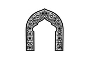 Islamic Arch Window Vector Bundle, an Illustration by yasushie (Thumbnail 25 of 51)