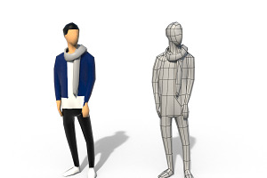 Low Poly People Pack - Man