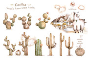 Alpaca Cute WildLife Watercolor Set, an Animal Illustration by Ann Art Houze (Thumbnail 6 of 12)