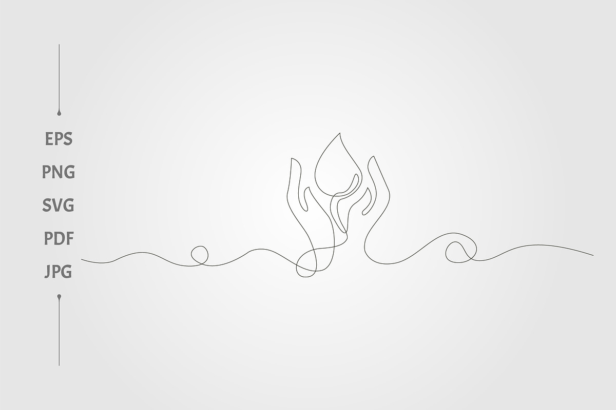 human hand holding single water drop, a Background Graphic by lawoel (Photo 2 of 6)