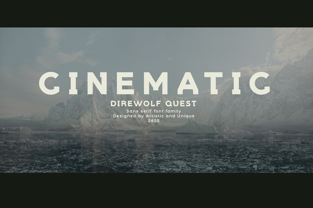 Direwolf Quest - Sans serif font, a Sans Serif Font by Artistic & Unique (Photo 10 of 15)