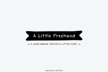 A Little Freehand Font