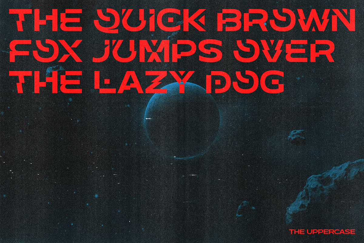 Glitro - Futuristic Glitch Fonts, a Sans Serif Font by Konstantine Studio (Photo 2 of 4)