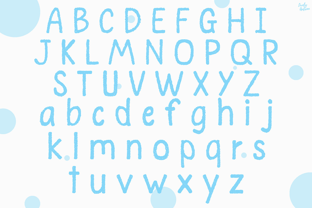Puffi | Handwriting Font, a Handwritten Font by LivelyAutumn11.11 (Photo 2 of 5)