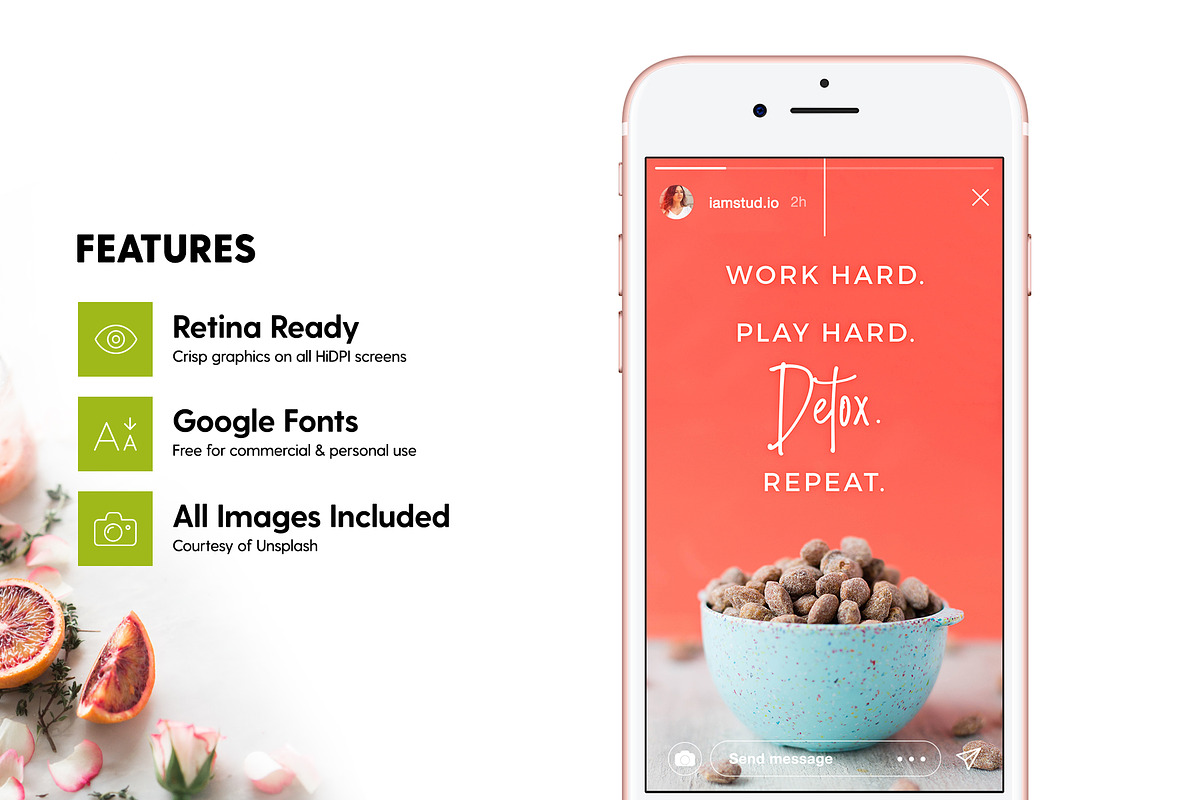 SALE 2in1 Detox Week Edition, a Social Media Template by The Wedding Shop (Photo 5 of 13)