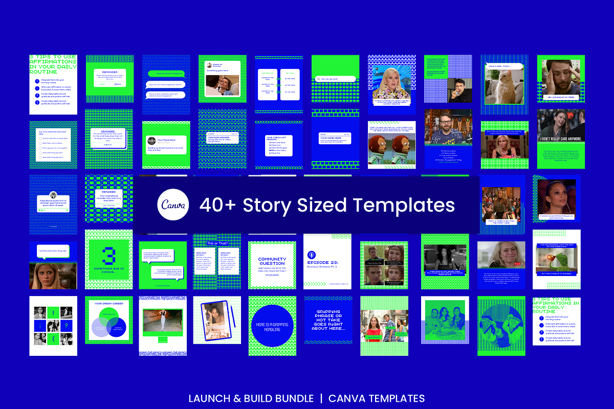 90s Brutalist Canva Social Media, a Social Media Template by WorkShy Studio (Photo 4 of 9)