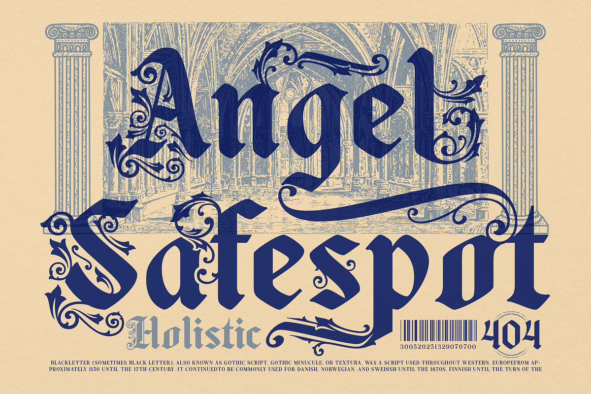 Black Kiyrand Typeface, a Blackletter Font by alit design (Photo 11 of 17)
