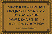 Regalia Manor - Art Deco Font, a Sans Serif Font by Letterhend Studio (Thumbnail 7 of 9)