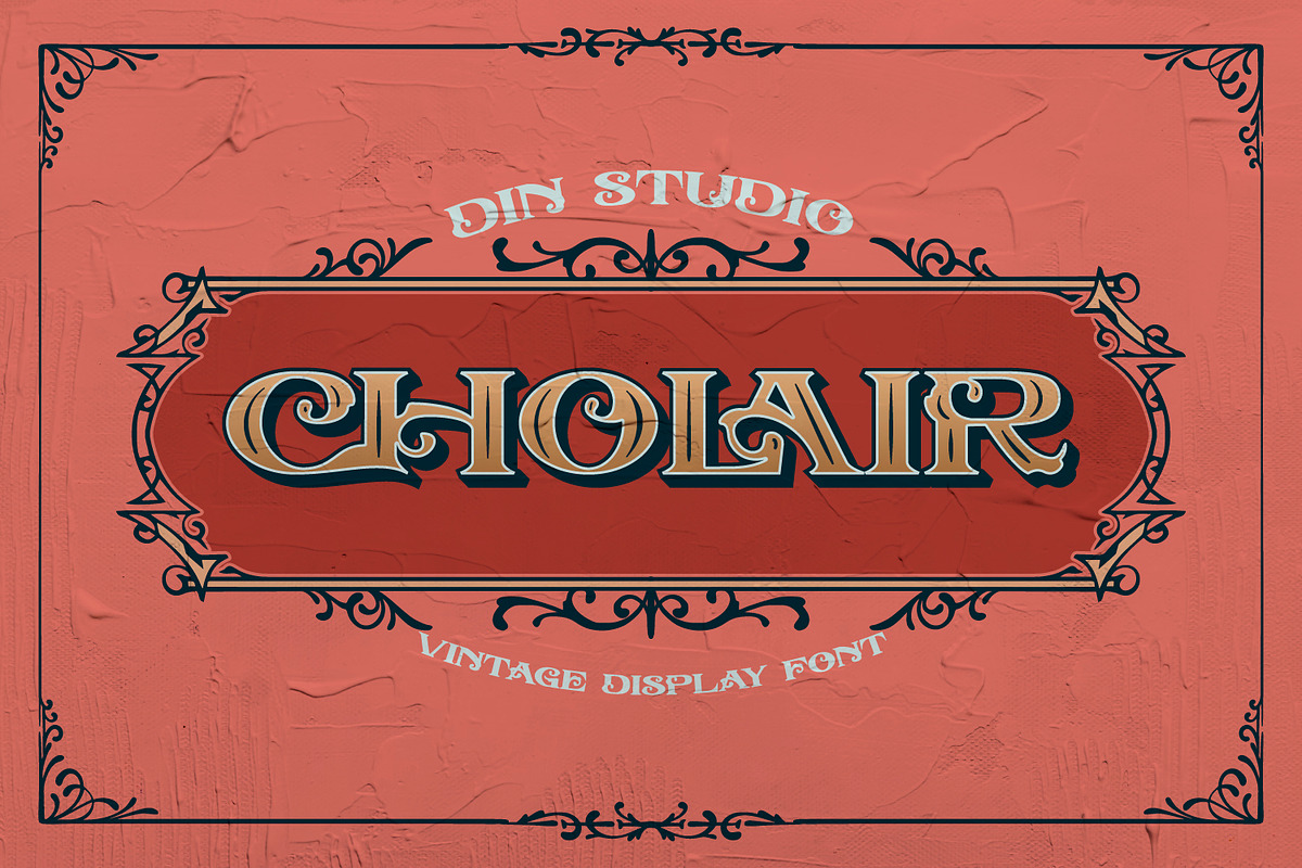 Cholair, a Symbol Font by Vintage Division (Photo 1 of 15)
